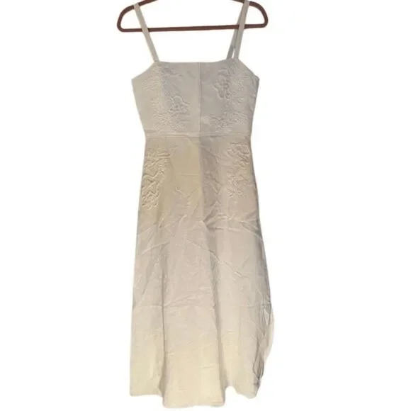 Zara ZW collection, NWT women’s embroidered white midi dress size medium - Picture 3 of 6